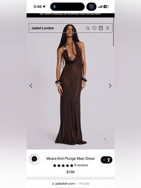 cantha asymmetric cut out maxi dress in lagoon Hyacinth House Black Asymmetrical Angelique Mini Dress Black / XS main image 0